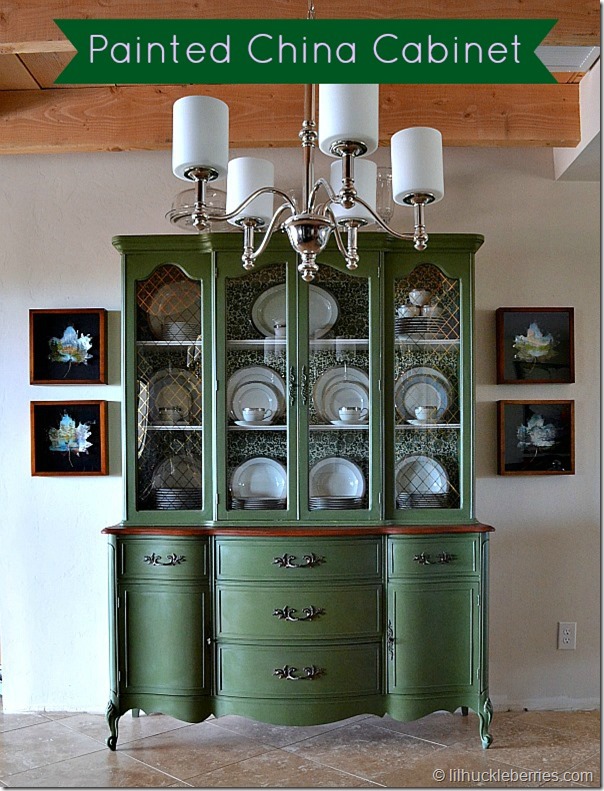 Painted China Cabinet 509 Design